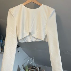 Zara Shoulder Pad Shirt